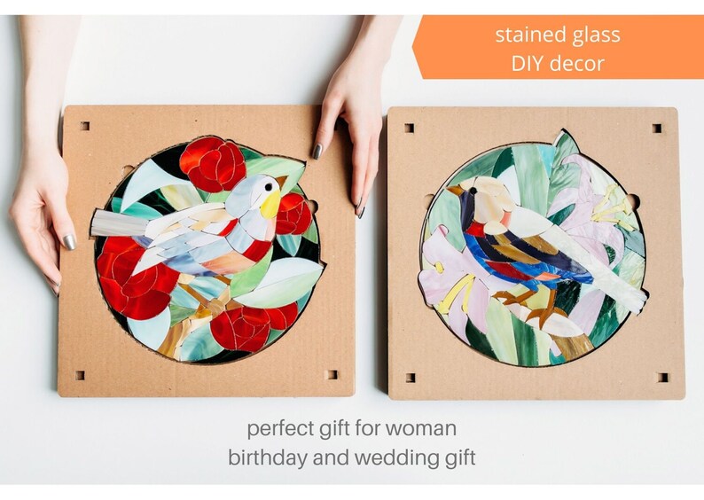 Stained glass mosaic kit Craft kits