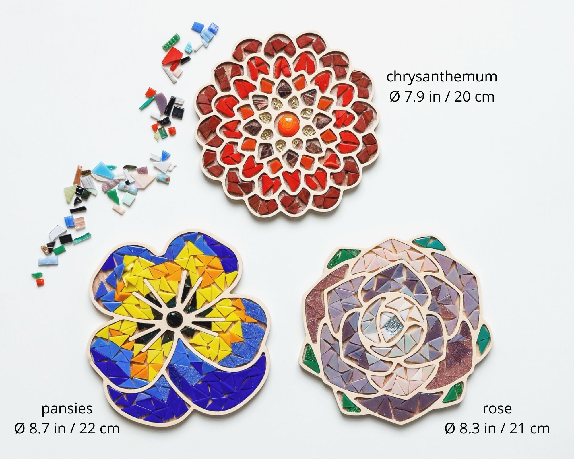 Mosaic craft kit for adults DIY mosaic wall art mosaic home Etsy