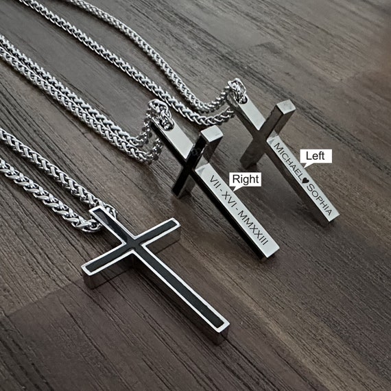 14K Gold-Plated Personalized Cross Necklace for First Communion Gift –  Cherished Moments Jewelry