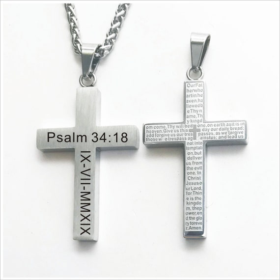 Vintage Locket Lords Prayer In Miniature Inside Religious Necklace
