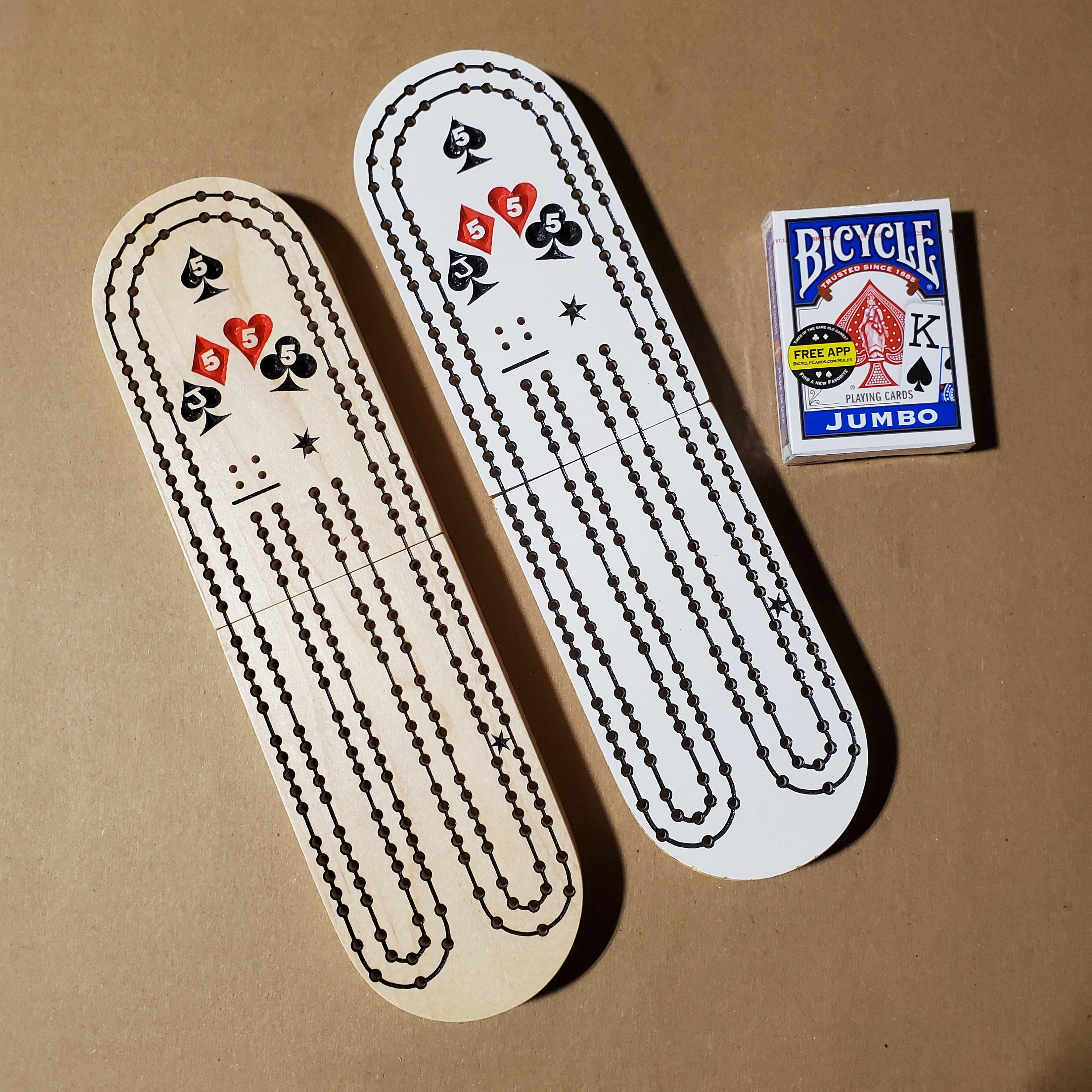 Perfect Hand '29' Travel Cribbage Boards Etsy