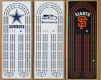 Custom Image theme 2 or 3 person Cribbage boards (New - Large Peg Option)