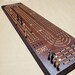 4 Person Extra Large Cribbage Board with Large Metal Pegs, 