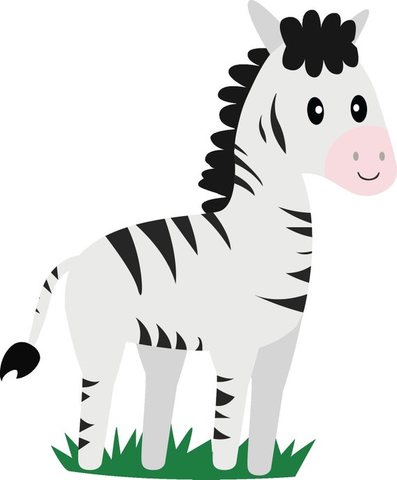 Cute Zebra SVG Zebra SVG Cute Zebra Clipart Cute Zebra | Etsy