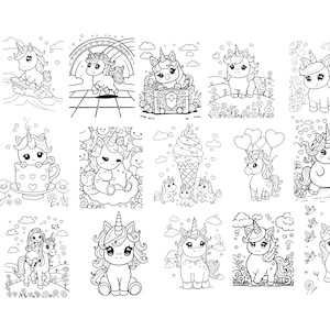 Unicorn Coloring Pages, Unicorn Coloring Pages For Kids, Printable Coloring Pages, Kids Coloring Pages, Girls Coloring Pages, Unicorn Sheets