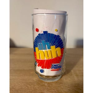 Veg 1990'S "Uh Huh You Got The Right One Baby" Ray Charles Diet Pepsi Glass 5"