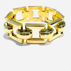 Bracelet - Italian Gold Link Bracelet, Circa 1970’s