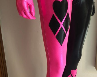 Pink and black jester SUIT SET