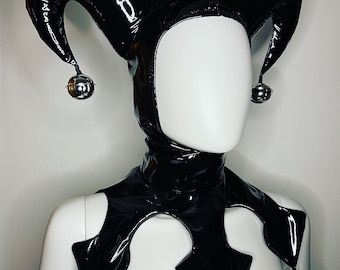 Giullare in PVC nero