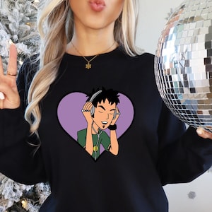 Sweat-shirt unisexe haute fidélité Daria Sick Sad World Jane des années 90 MTV Beavis Trent Lane