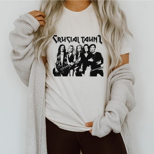 Crucial Taunt Wayne&#39;s World Band Parody 90&#39;s Rock Unisex t-shirt