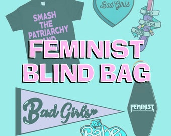 Feminist Blind Bag Random Assortment of Feminist Merch
