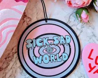 Sick Sad World Car Decor: Air Fresh Coconut, Daria MTV, Beavis, Pastel 90s