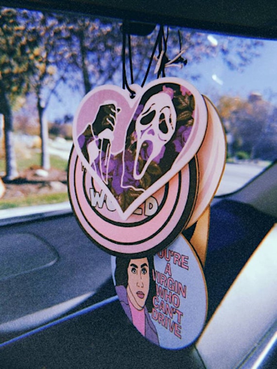 Floral Horror Cute Ghost Billy Stu Slasher 90s Movie Air Car Accessories
