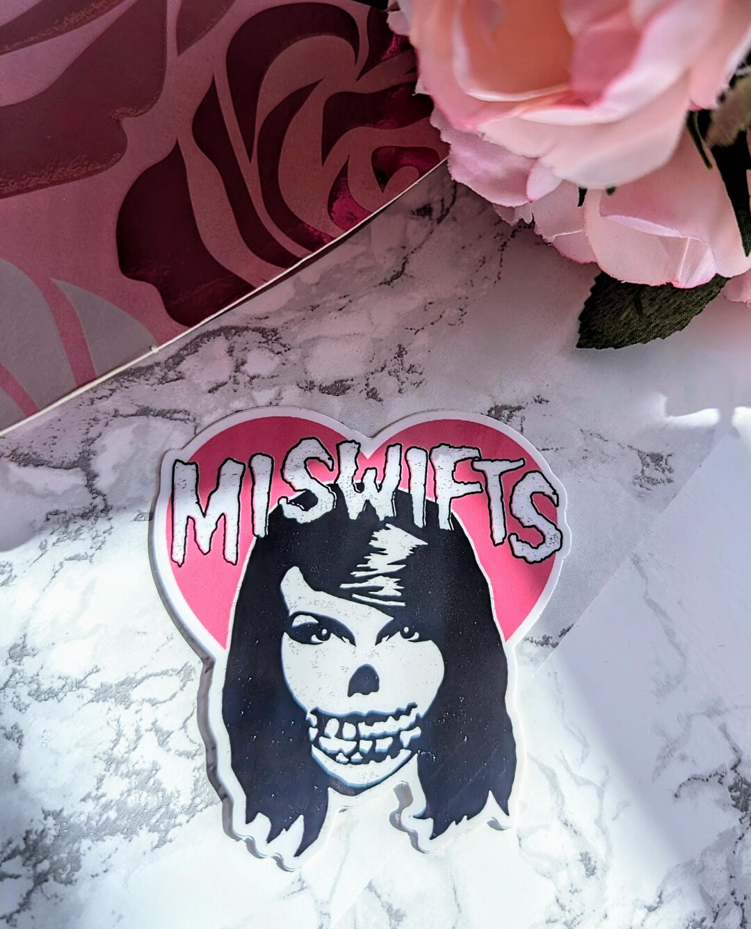 Miswifts Parody Vinyl Sticker: Funny Pop Punk Heart Decal - Etsy