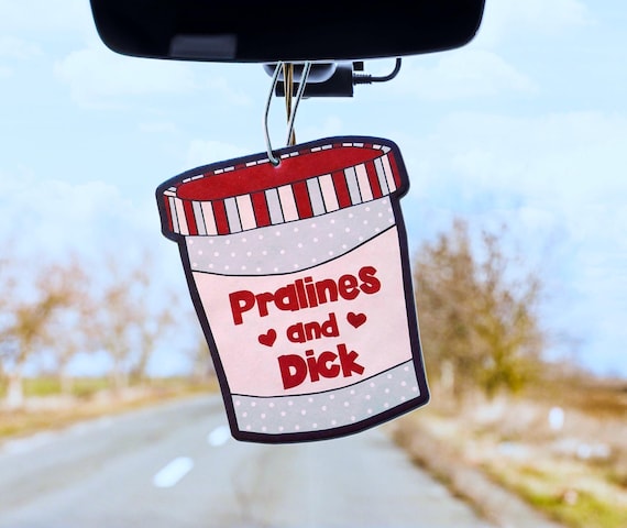 Wayne's World Pralines and Dick Ice cream Car Decor: Air Freshener, Funny, 90s Movie Quote, SNL Rob Lowe Benjamin