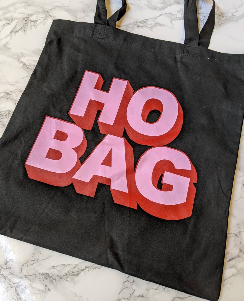 Ho Bag Funny Tote Cotton Canvas Bag Etsy