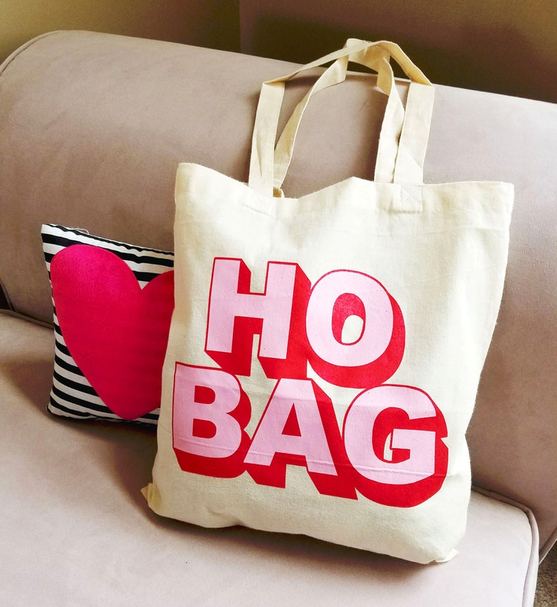 Ho Bag Funny Tote Cotton Canvas Bag Etsy