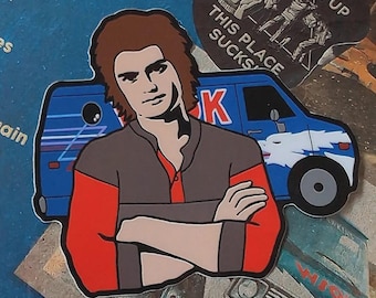 Steve Harrington, Vinyl Bumper Sticker, Dreamy Crush Steddie, Season 5, Radio Squak