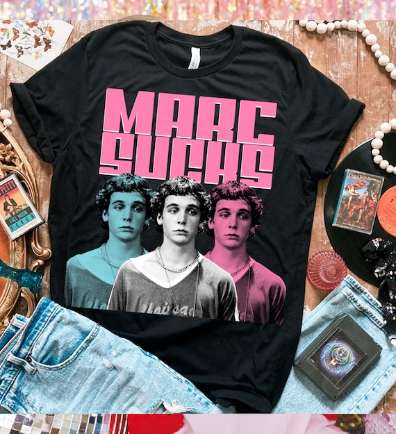 Marc Sucks Empire Records Mark Funny Pop Art 90 Movies Damn the Man Unisex t-shirt