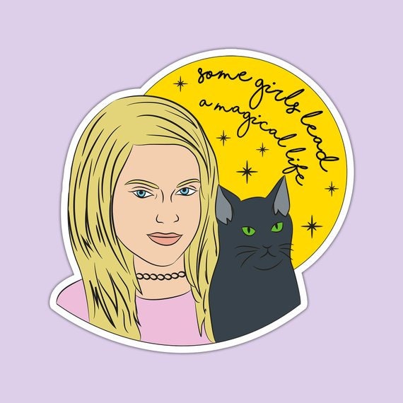 Sabrina the Teenage Witch Salem Sticker
