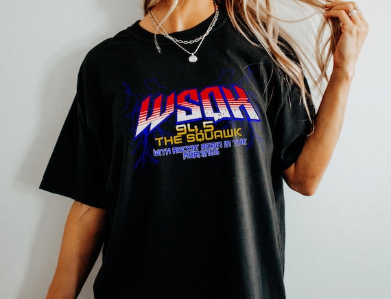 WSQK The Squawk Steve Robin Radio Parody Station Rock Unisex t-shirt