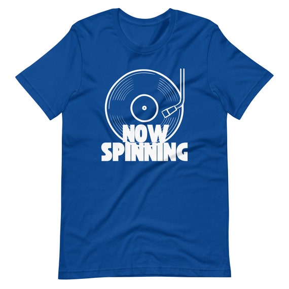 Now Spinning Vinyl Record Player Shirt, Classic Lp T-shirt, Turntable Vintage Style Retro Unisex Hip Hop Music Lover Crate