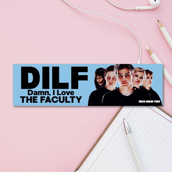 Funny DILF 90s Josh Hartnett Movie Cute Vinyl Decal Bumper Stickers