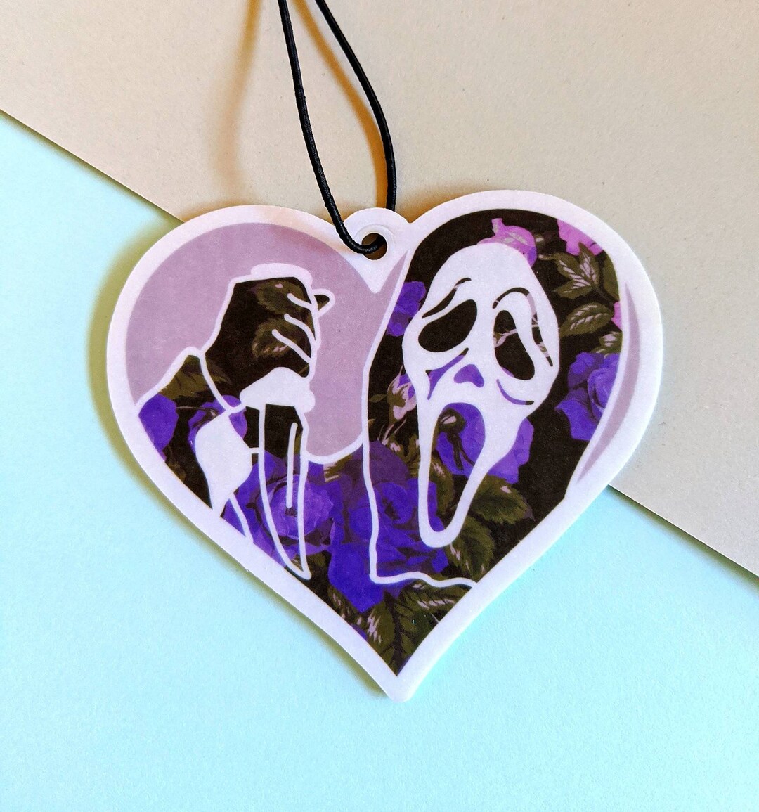 Ghostface Teen Horror Slasher Air Freshener Coconut Car Etsy