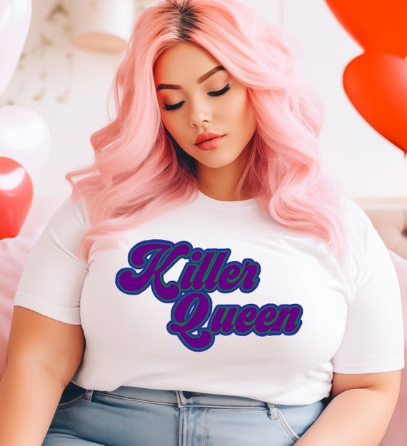 Killer Queen Band Rock 70's Retro Style Short-Sleeve Unisex T-Shirt