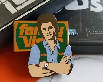 Steve Harrington, Season 4, djo Video Store Babysitter enamel pin