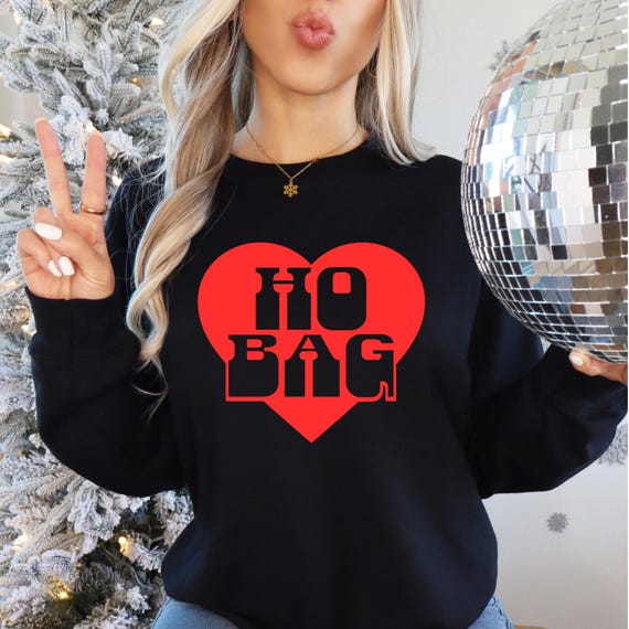 Ho Bag Funny Parody, Heart 90s Retro, Delias Cute Unisex Sweatshirt
