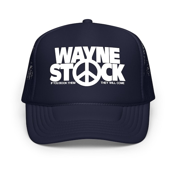 WayneStock Wayne's World Funny 90s Parody Garth 90s Foam trucker hat