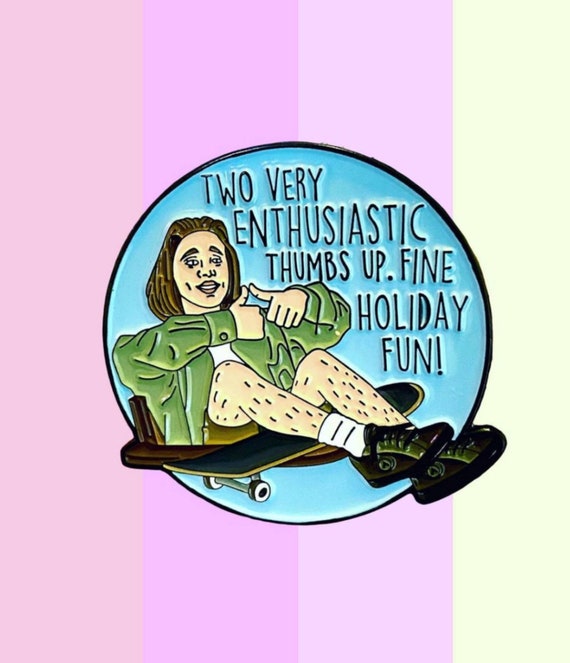 Travis Fine Holiday Fun Clueless Enamel Tai Pin