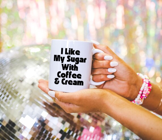 I Like My Sugar With Coffee & Cream Beastie Adrock Intergalactic White glossy mug