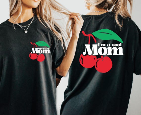 I'm a Cool Mom, Mother's Day, Mean Girls, Cherry Cola Retro, Fridge Cig Short-Sleeve Unisex T-Shirt