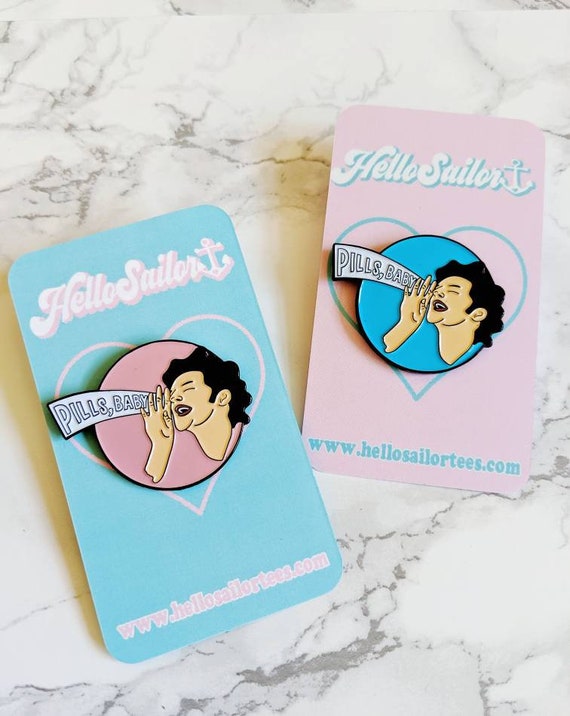 Jean Ralphio Parks and Rec Pills Baby The Worst Enamel Pin