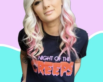 Night of The Creeps Title Card Horror 80's Short-Sleeve Unisex T-Shirt