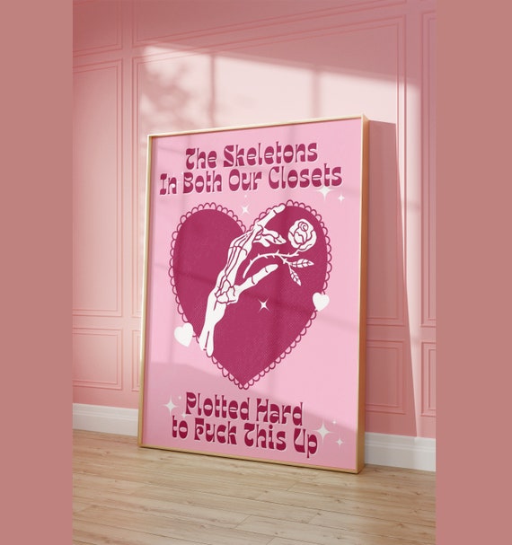 Cowboy Like Me Skeletons Ever Music Poster Retro West Boots Print Boho Aesthetic Decor Digital Printable