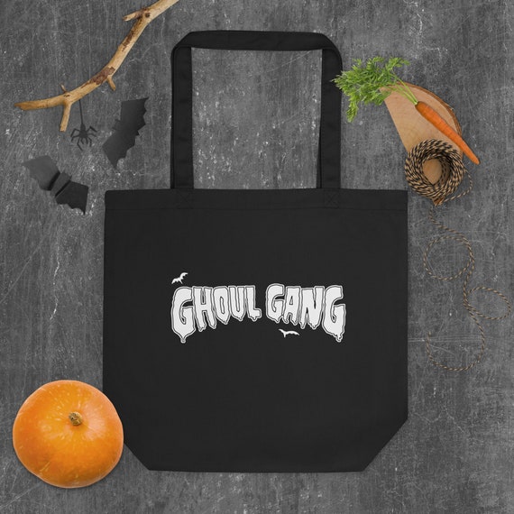 Ghoul Gang Bats Halloween Spooky Eco Tote Bag