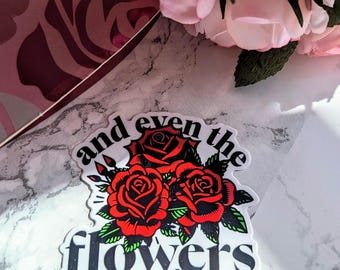 Flowers Resist Charity Decal Free Palestine Gaza sticker