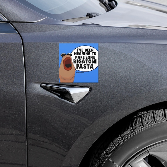 Marcus the Worm Rigatoni VR Meme, Tiktok viral Funny Car magnets