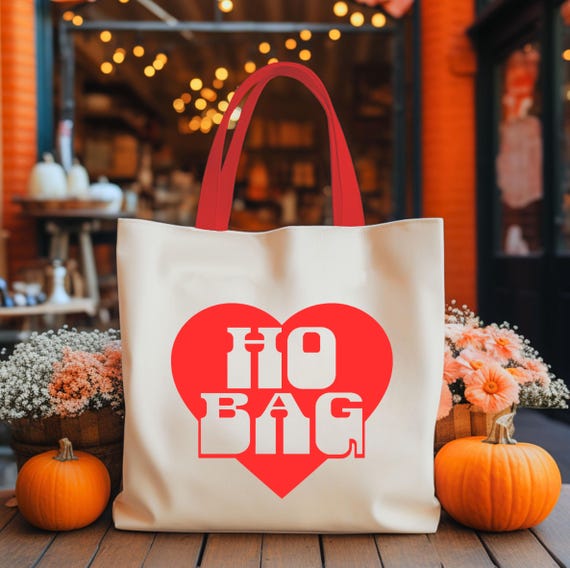 Retro 'Ho Bag' Canvas Tote - Funny Bachelorette Gift