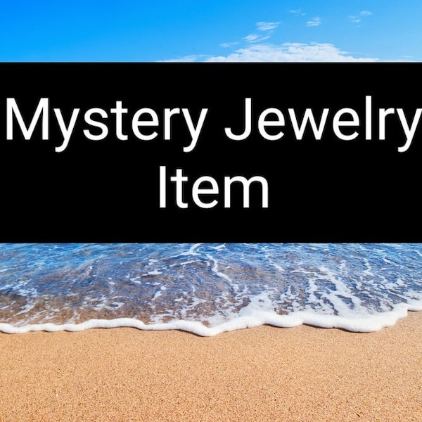 Mystery Jewelry Item Box Necklace Earrings Bracelet Or Ring Ocean Beach Bohemian Gypsy Crystal Pearl Gemstone Gold Silver Accessories