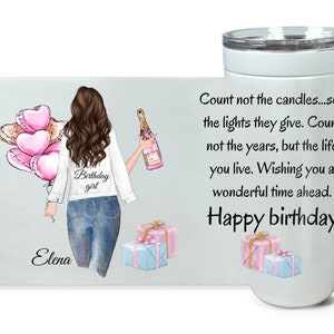 Personalized Birthday Gift, Happy Birthday Gift, Custom Birthday Tumbler, Birthday Gifts,Birthday Party Favors, Birthday Mug, Happy Birthday