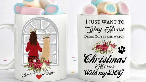 Custom Christmas Dog Mom Mug, Christmas Dog Mother, Dog Mom Gift, Dog Lover Gift, Dog Mug, Dog Mom, Dog Coffee Mug, Gifts For Dog Lovers,