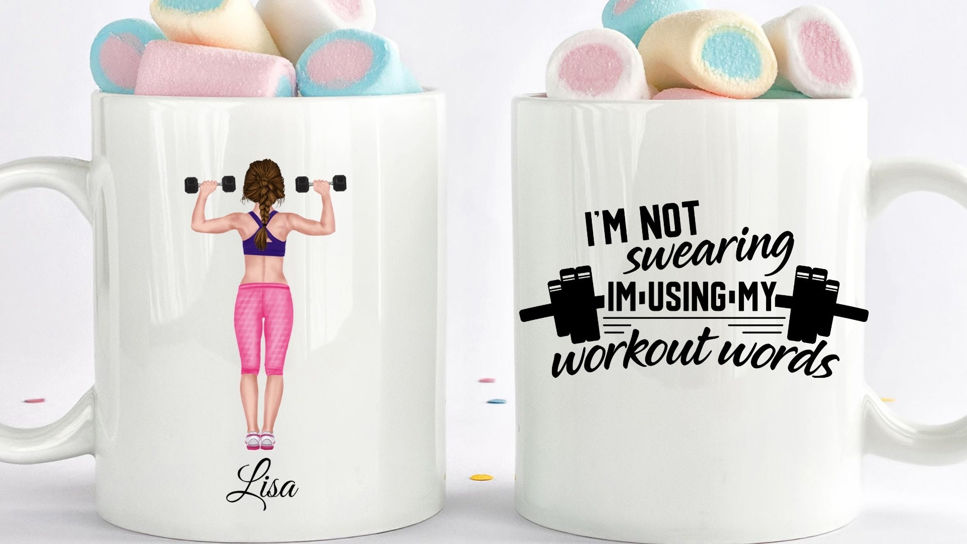 Workout Fitness Gifts Mug for Women, 20oz Stainless Steel Coffee Cup with  Lid, Train Like A Beast Lo…See more Workout Fitness Gifts Mug for Women