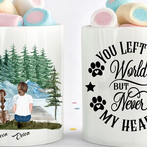 Custom Dog Memorial  Mug, Dog Loss Gift, Dog Lover Gifts, Personalized Dog Mom Mugs, Gifts For Dog Lovers, Best Friend Birthday, Pet Owner