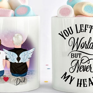 Dad Memorial Gift, Sympathy Gift, Memorial Mug, Keepsake, Sympathy Mom, Bereavement Gift, Loss Of A Loved One, Memorial Family, Funeral