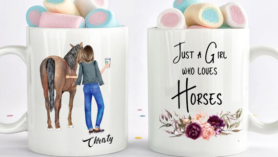 Custom Horse Mug, Horse Lover Mug, Best Friend Mug, Bestie Mug, Horse Mom Gift, Gift For Bestie, Gift For Best Friends, Best Friends Gift